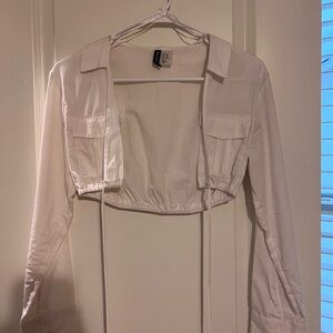 H&M Divided Classic White Blouse